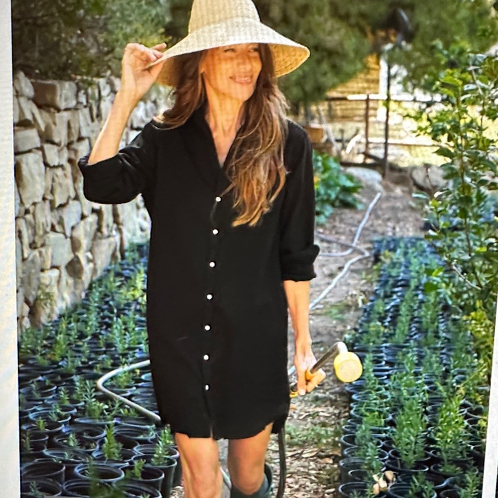 Frank & Eileen Black Long Sleeve Dress